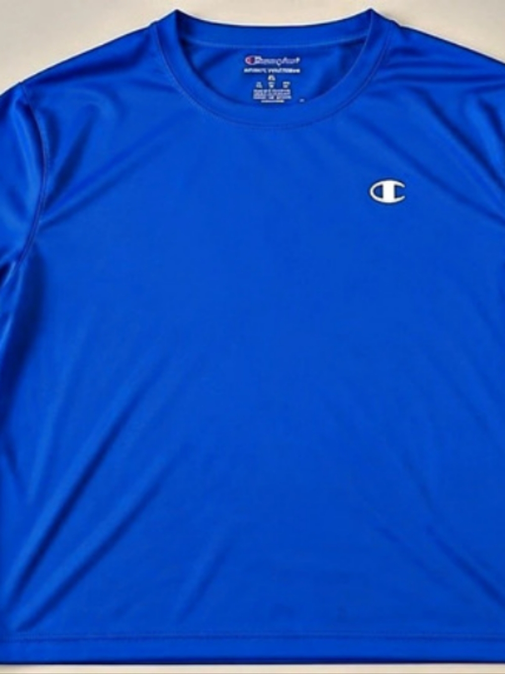 Champion Athletic Short Sleeve Tee in Blue Size XL